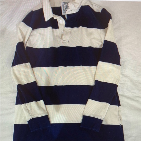 Other - Glass Onion Striped Polo Shirt